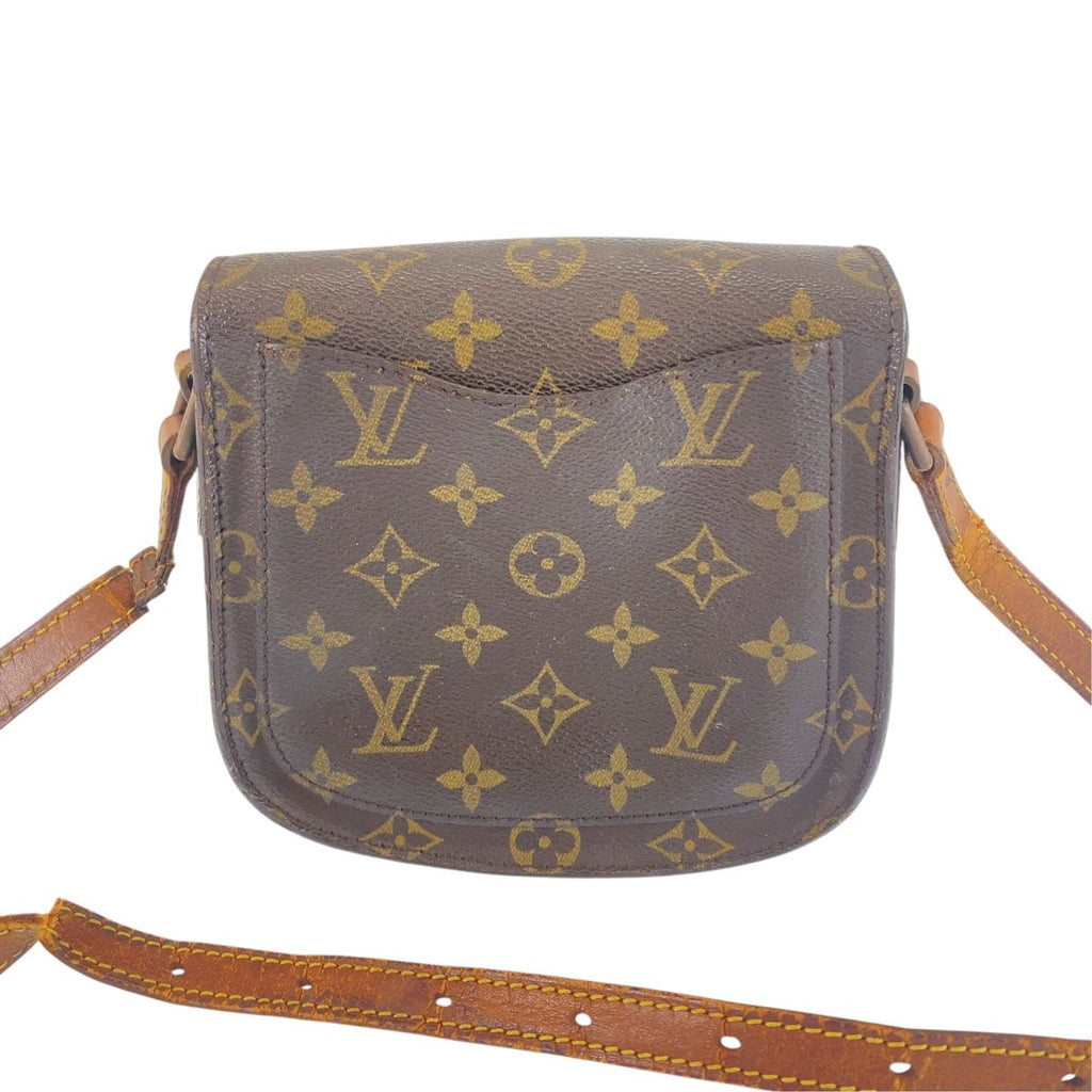 Louis Vuitton Monogram Saint-cloud Shoulder Bag Pochette Brown Leather — view 2