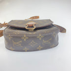Louis Vuitton Monogram Saint-cloud Shoulder Bag Pochette Brown Leather — view 8