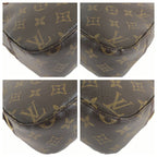 Louis Vuitton Monogram Spontini Shoulder Bag 2-Way Brown Gold Leather — view 3