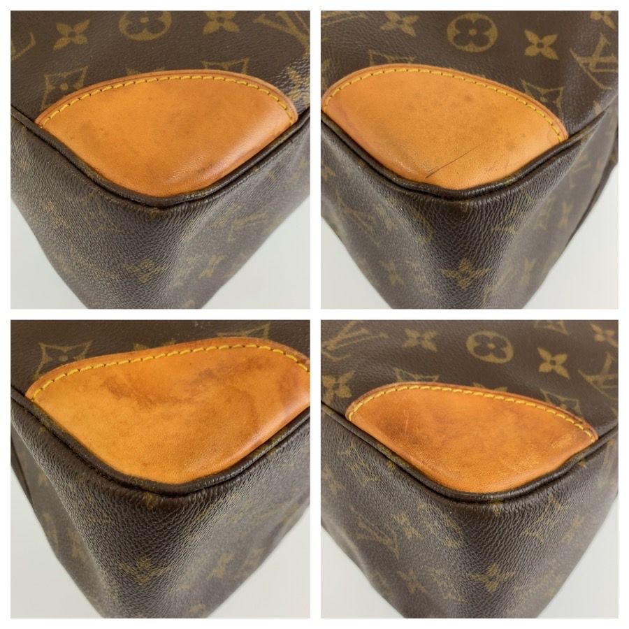 Louis Vuitton Monogram Boulogne Shoulder Bag Brown Gold Leather — view 4