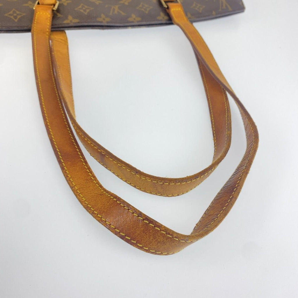 Louis Vuitton Monogram Babylon Tote Shoulder Bag Brown Gold Leather — view 4