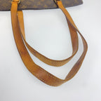 Louis Vuitton Monogram Babylon Tote Shoulder Bag Brown Gold Leather — view 4