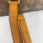 Louis Vuitton Monogram Babylon Tote Shoulder Bag Brown Gold Leather — view 5