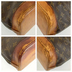 Louis Vuitton Monogram Alma Handbag Brown Gold Leather — view 4