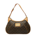 Louis Vuitton Monogram Thames GM Bag Handbag Brown Leather