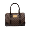 Louis Vuitton Damier Berkeley Mini Boston Bag Brown Leather