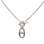 Hermes Chaine D'ancre Amulette Necklace Silver — view 2