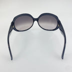 Fendi FF Logo Sunglasses Black Silver Acetate Eyewear — view 3
