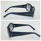 Prada Logo Sunglasses Gray Acetate Eyewear — view 7