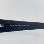 Prada Logo Sunglasses Gray Acetate Eyewear — view 5