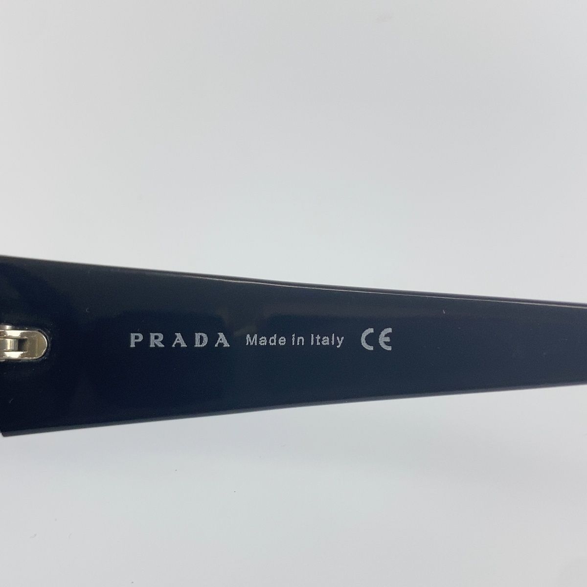 Prada Logo Sunglasses Gray Acetate Eyewear — view 5