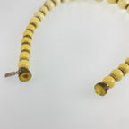 Saint Laurent Prayer Beads Necklace Cream White Natural Stone — view 7