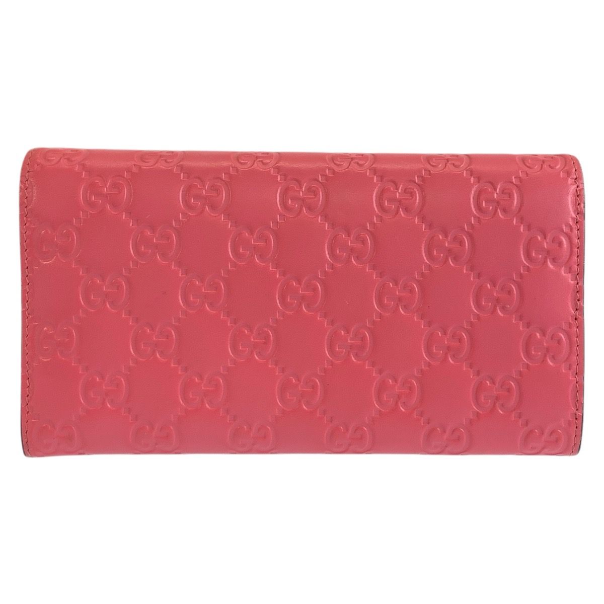 Gucci Guccissima Wallet Pink Leather — view 2