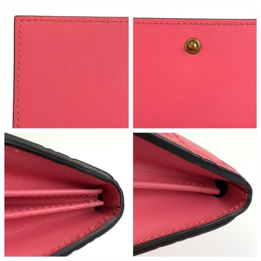 Gucci Guccissima Wallet Pink Leather — view 8