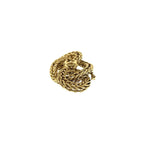 Chanel CC Logo Brooch Gold Metal — view 3