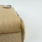 Dior Trotter Braided Handle D Charm Handbag Canvas Beige Vintage — view 8