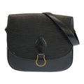 Louis Vuitton Epi Saint-cloud Shoulder Bag Pochette Black Gold Leather