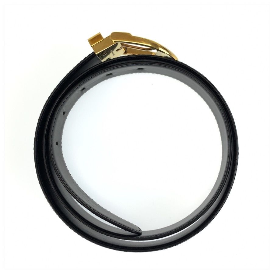 Louis Vuitton Epi Ceinture Classic Belt Black Gold Leather — view 8