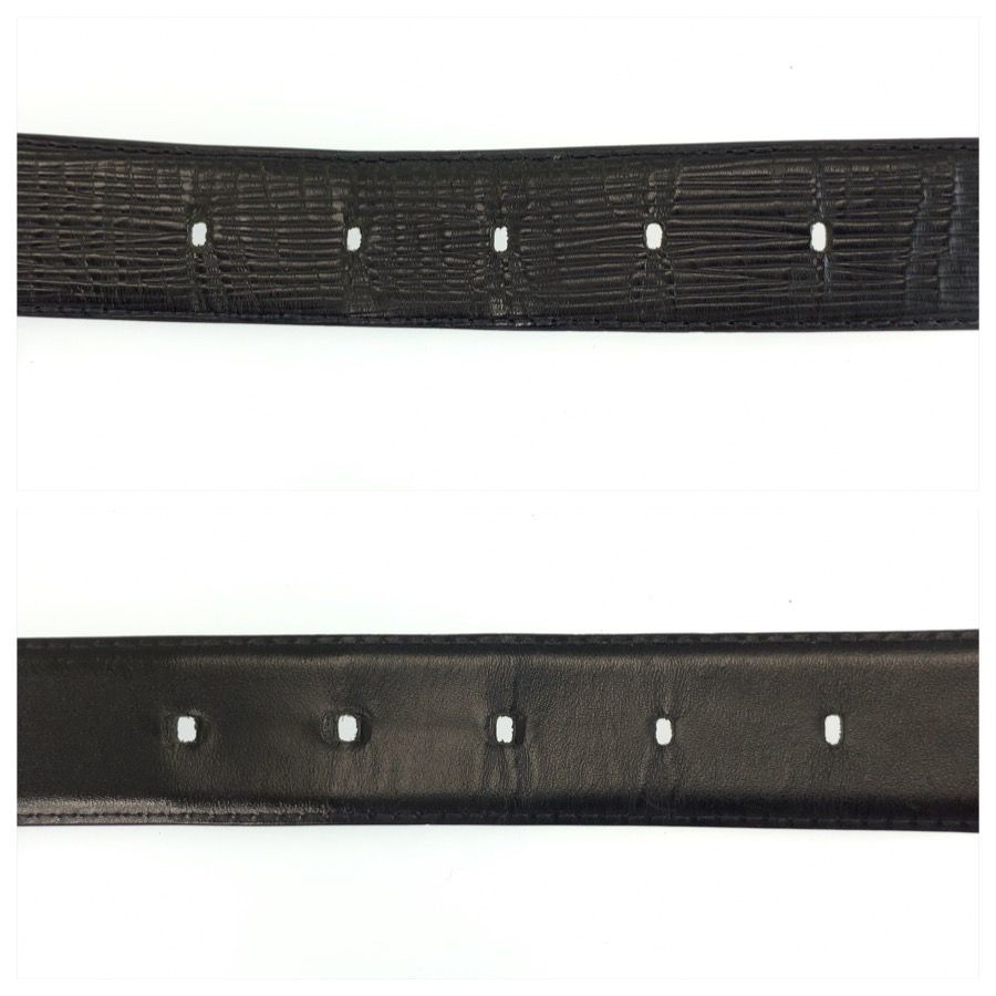 Louis Vuitton Epi Ceinture Classic Belt Black Gold Leather — view 5