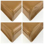 Saint Laurent YSL Shoulder Bag Pochette Beige Gold Leather — view 4