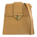 Saint Laurent YSL Shoulder Bag Pochette Beige Gold Leather