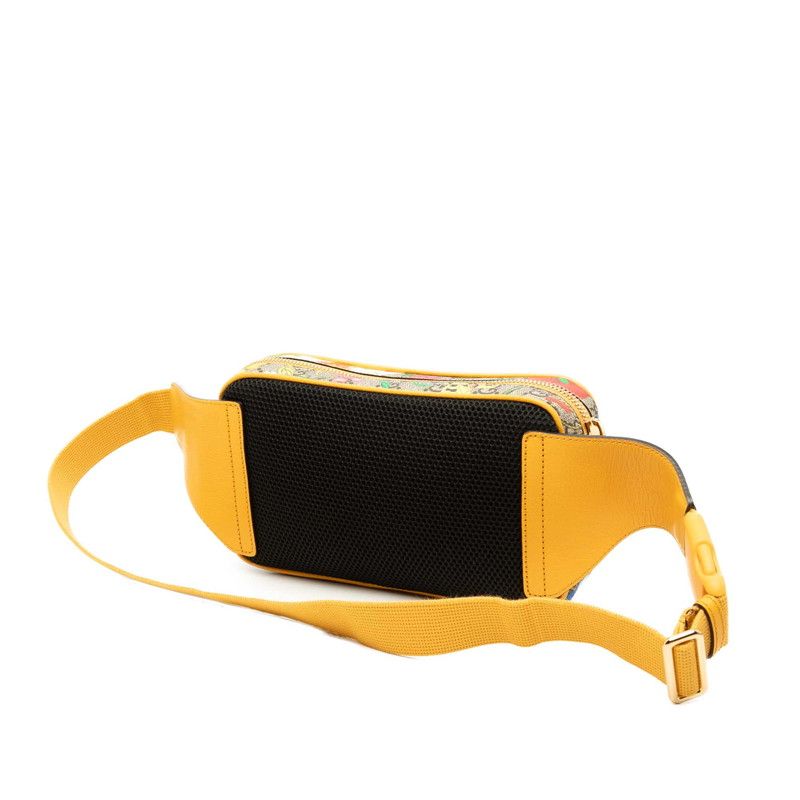 Gucci Ophidia GG Flora Belt Bag Yellow Multicolor Leather — view 2