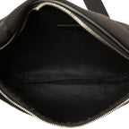 Gucci Jumbo GG Belt Bag Black Canvas Leather — view 4