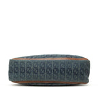 Gucci Abbey Bag Handbag Blue Brown Denim Leather — view 3