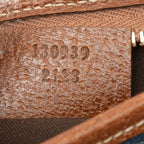 Gucci Abbey Bag Handbag Blue Brown Denim Leather — view 6