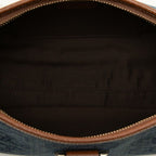 Gucci Abbey Bag Handbag Blue Brown Denim Leather — view 4
