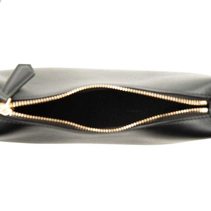 Fendi Graffiti Crossbody Shoulder Bag Black Leather — view 4