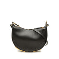 Fendi Graffiti Crossbody Shoulder Bag Black Leather