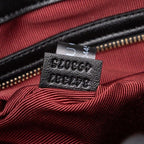 Gucci GG Marmont Shoulder Bag Black Leather — view 6