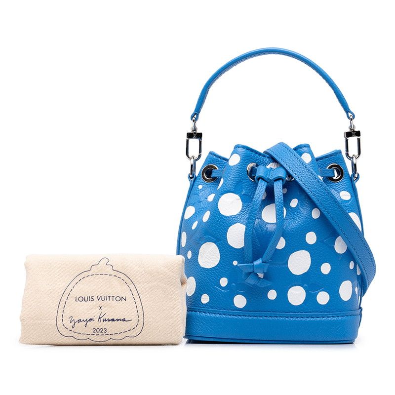 Louis Vuitton LV YK Yayoi Kusama Monogram Empreinte Nano Noe 2-Way Shoulder Bag — view 6