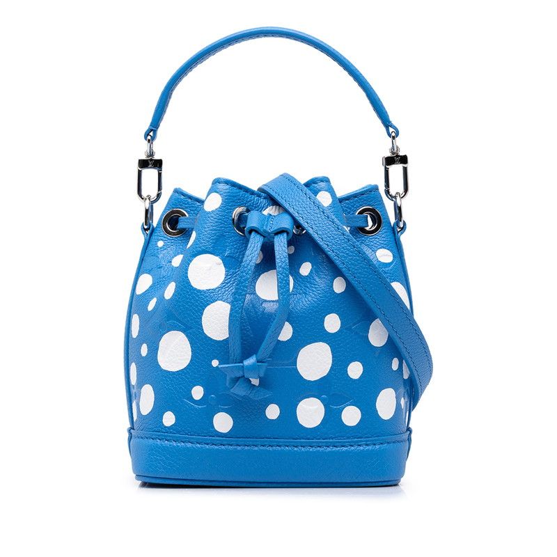 Louis Vuitton LV YK Yayoi Kusama Monogram Empreinte Nano Noe 2-Way Shoulder Bag