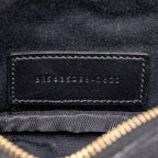 Saint Laurent YSL Logo Baby Lou Crossbody Chain Shoulder Bag Pochette Black — view 6