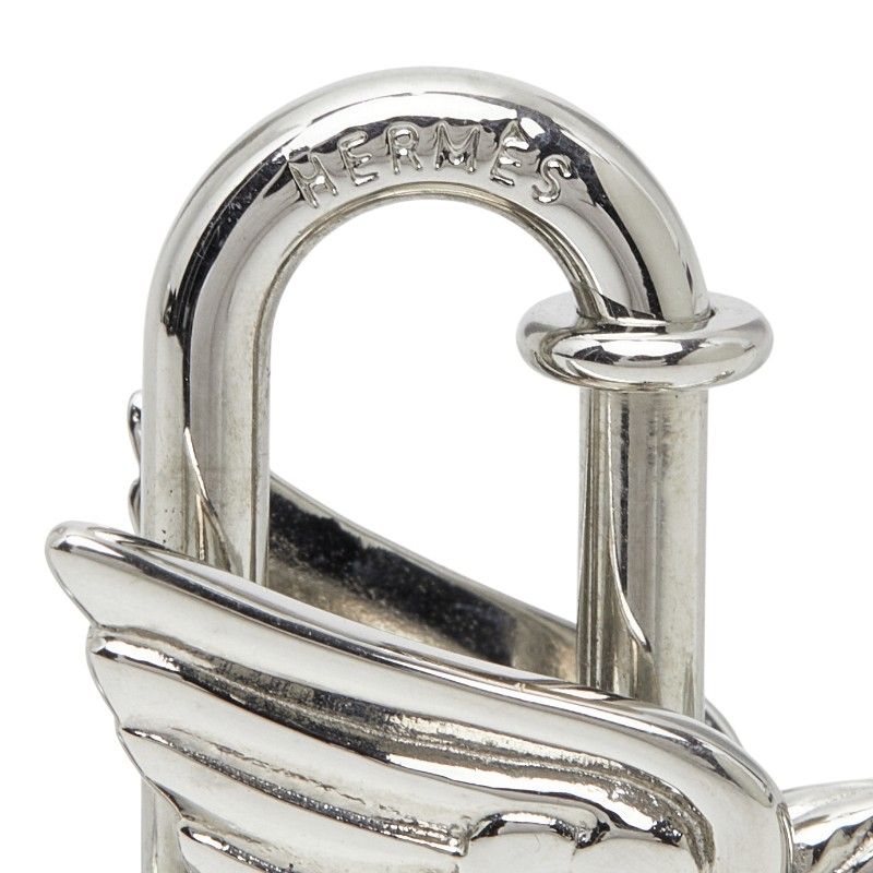Hermes Pegasus Motif Spring Type Silver Metal — view 3