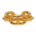 Hermes Chaine D'ancre Legato Scarf Ring Gold Plated — view 2