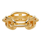 Hermes Chaine D'ancre Legato Scarf Ring Gold Plated — view 4