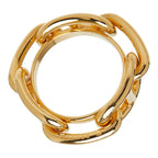Hermes Chaine D'ancre Legato Scarf Ring Gold Plated — view 5