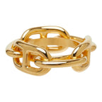 Hermes Chaine D'ancre Legato Scarf Ring Gold Plated — view 3