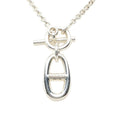 Hermes Chaine D'ancre Amulette Necklace Silver