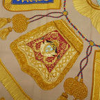 Hermes Carre 90 Poste Et Cavalerie Saber Decorative Bag Scarf Large Gray — view 3