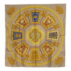Hermes Carre 90 Poste Et Cavalerie Saber Decorative Bag Scarf Large Gray