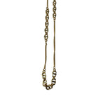 Dior CD Logo Long Necklace Gold — view 3