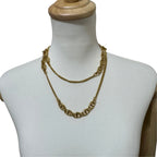 Dior CD Logo Long Necklace Gold — view 5