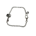 Gucci GG Marmont Key Bracelet 925 Sterling Silver 16