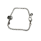 Gucci GG Marmont Key Bracelet 925 Sterling Silver 16