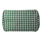 Prada Canapa Tote Houndstooth 2-Way Shoulder Bag Green Canvas — view 7