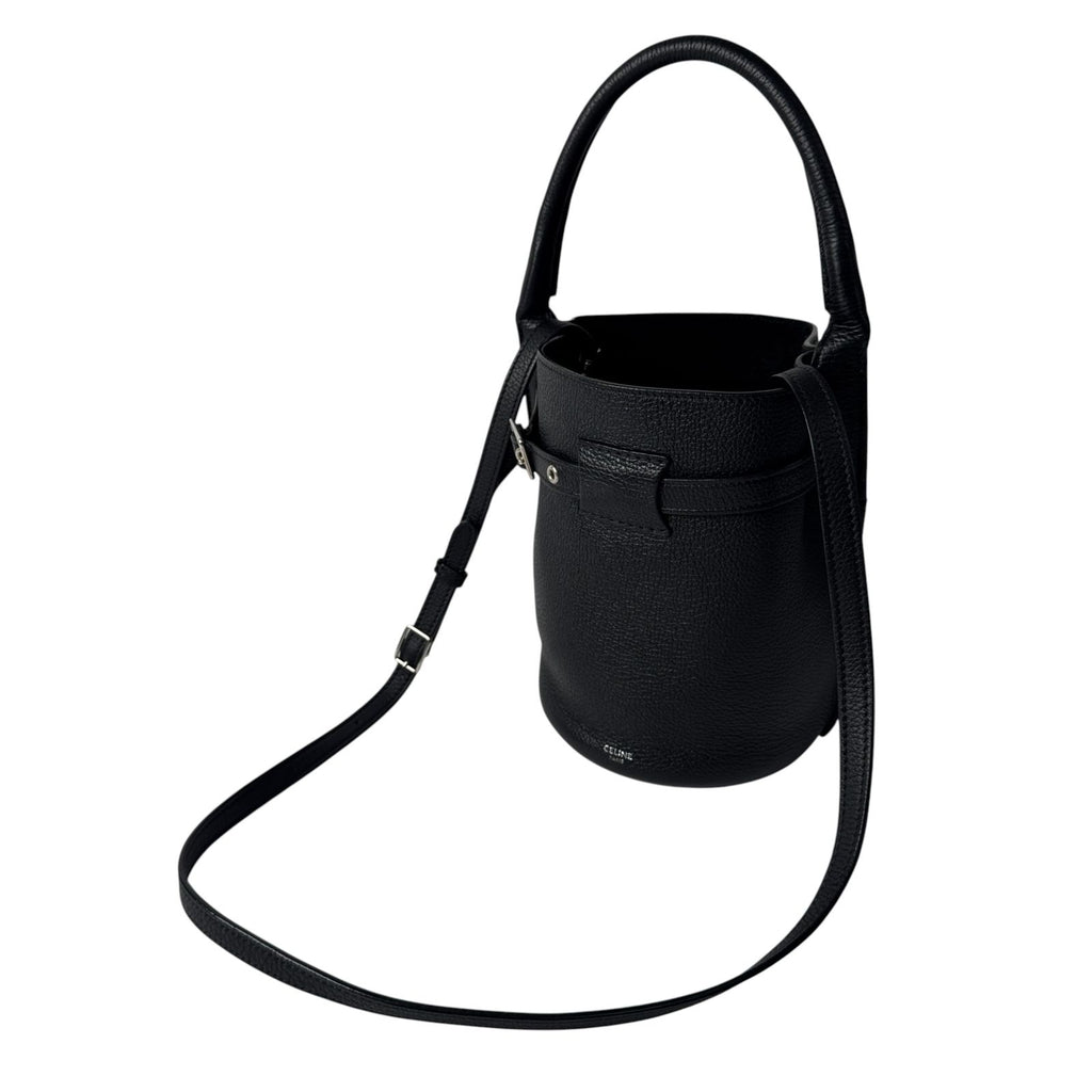 Celine Big Bucket Nano Black Leather 2-Way Shoulder Bag — view 2